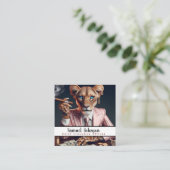 CEOおもしろい最高経営責任者 スクエア名刺 (スタンド正面)