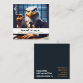 CEOおもしろい最高経営責任者 スクエア名刺 (正面/裏面)