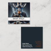 CEOおもしろい最高経営責任者 スクエア名刺 (正面/裏面)