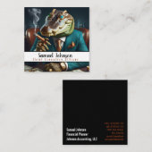 CEOおもしろい最高経営責任者 スクエア名刺 (正面/裏面)