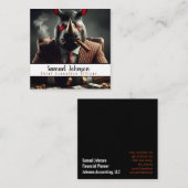 CEOおもしろい最高経営責任者 スクエア名刺 (正面/裏面)