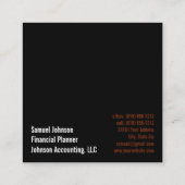 CEOおもしろい最高経営責任者 スクエア名刺 (裏面)