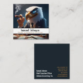 CEOおもしろい最高経営責任者 スクエア名刺 (正面/裏面)