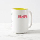 CEOのように革新し、反逆者のように混乱させる ツートーンマグカップ (正面右)