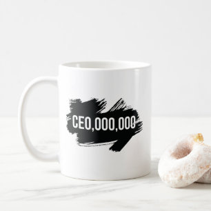 CEOの000,000起業家 コーヒーマグカップ