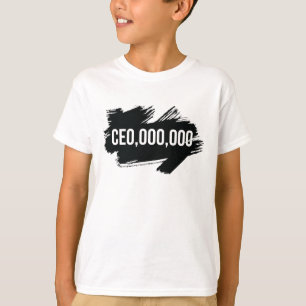 CEOの000,000起業家 Tシャツ