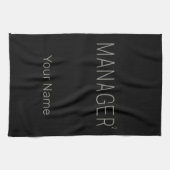 CEOまたは自己雇用およびフリーランスのデザイン キッチンタオル (横)