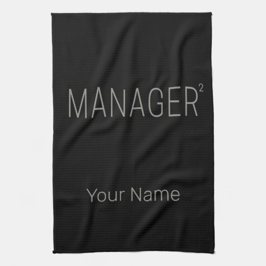 CEOまたは自己雇用およびフリーランスのデザイン キッチンタオル (縦)