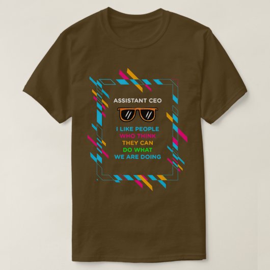 CEOアシスタントクラシックのTシャツ Tシャツ (デザイン正面)
