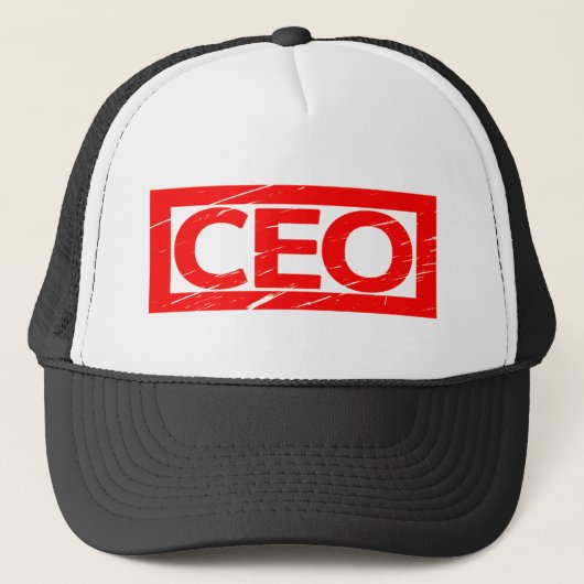 CEOスタンプ キャップ (正面)