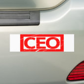 CEOスタンプ バンパーステッカー (車上)