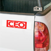 CEOスタンプ バンパーステッカー (トラック上)
