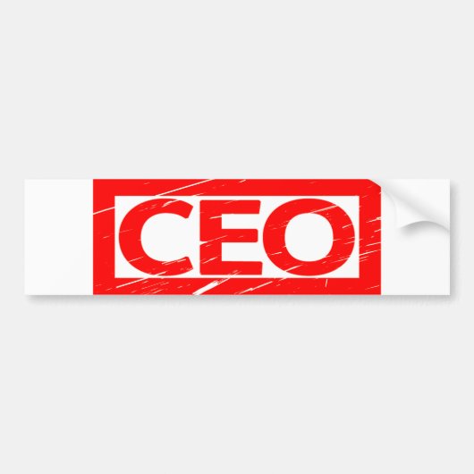 CEOスタンプ バンパーステッカー (正面)