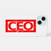 CEOスタンプ iPhone 15ケース (裏面横)
