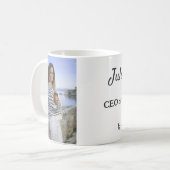 CEOビジネスオーナーガールボスInstagramハンドル コーヒーマグカップ (正面左)