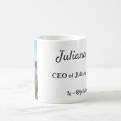 CEOビジネスオーナーガールボスInstagramハンドル コーヒーマグカップ (中央)