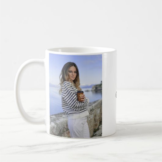 CEOビジネスオーナーガールボスInstagramハンドル コーヒーマグカップ (左)