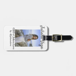 CEOビジネスオーナーガールボスInstagramハンドル ラゲッジタグ