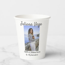 CEOビジネスオーナーガールボスInstagramハンドル 紙コップ