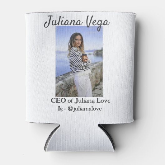 CEOビジネスオーナーガールボスInstagramハンドル 缶クーラー (正面)