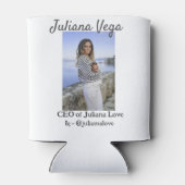 CEOビジネスオーナーガールボスInstagramハンドル 缶クーラー (裏面)