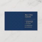 CEO兼モダン創業者の名刺のスタートアップ 名刺 (裏面)