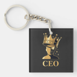 CEO クラウン グラフィック T シャツ – ミニマル V2 キーホルダー