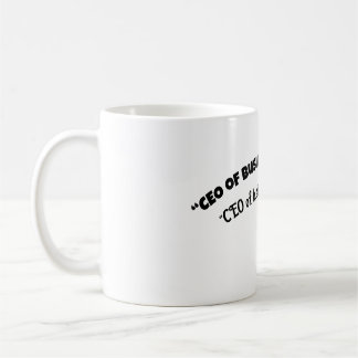 「CEO(ビジネスおよび就寝時間)」 コーヒーマグカップ