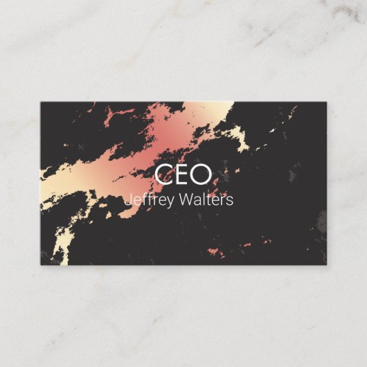 CEO |プロフェッショナル名刺 名刺 (正面)