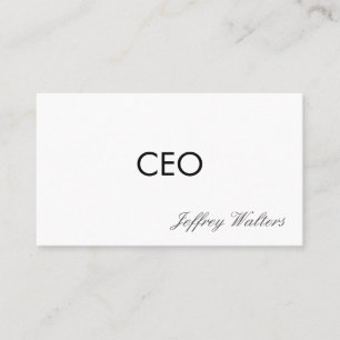 CEO   プロフェッショナル 名刺