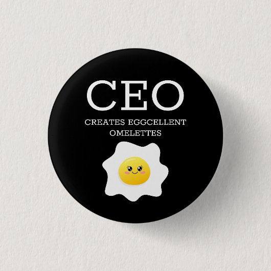 CEO 缶バッジ (正面)