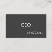 CEO | 署名シリーズ 名刺 (正面)