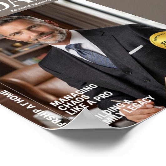 CEO Dad Personalized Father’s Day ポスター (角)