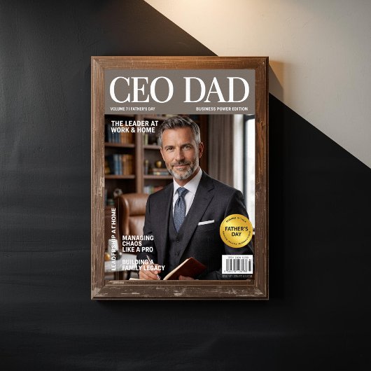 CEO Dad Personalized Father’s Day ポスター
