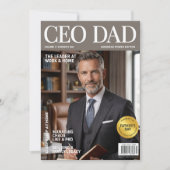 CEO Dad Personalized Father’s Day Card – Custom  シーズンカード (正面)