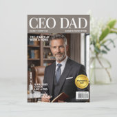 CEO Dad Personalized Father’s Day Card – Custom  シーズンカード (スタンド正面)