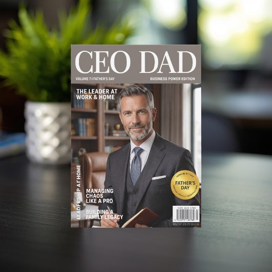 CEO Dad Personalized Father’s Day Card – Custom  シーズンカード