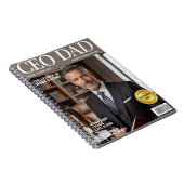 CEO Dad Personalized Notebook – Father’s Day ノートブック (右側)