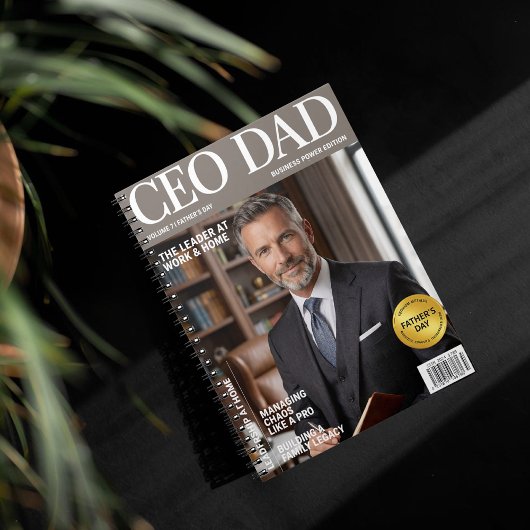 CEO Dad Personalized Notebook – Father’s Day ノートブック