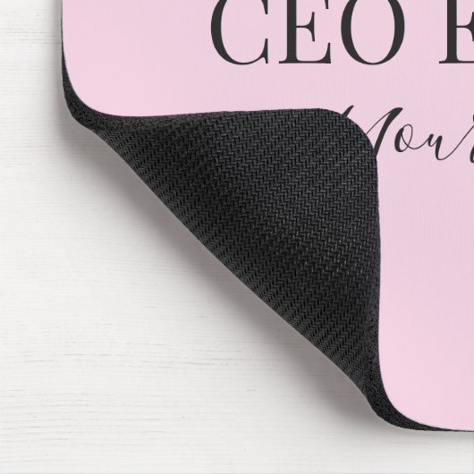 CEO Energy Personalized Mouse Pad – Feminine CEO  マウスパッド (コーナー)