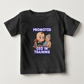 CEO in Training Baby T-Shirt – Funny Grandma Gift ベビーTシャツ