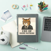 CEO OF DOING NOTHING シール (iPadカバー)