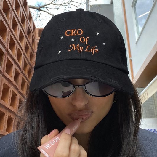 CEO of My Life Embroidered Motivational 刺繍入りキャップ