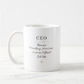 CEO Office Quote コーヒーマグカップ (左)