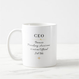 CEO Office Quote コーヒーマグカップ