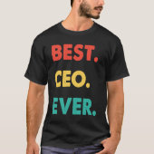 CEO Retro Best CEO Ever Tシャツ (正面)