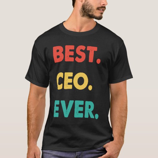 CEO Retro Best CEO Ever Tシャツ (正面)