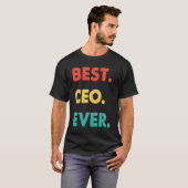 CEO Retro Best CEO Ever Tシャツ (正面フル)