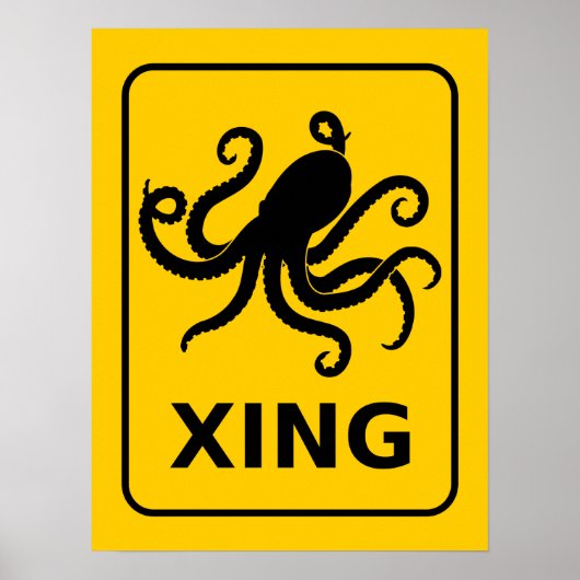 Cephalopod Crossing Posters ポスター (正面)