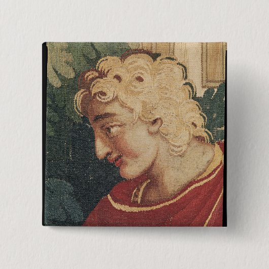 CephalusおよびProcrisの頭部の詳細の 缶バッジ (正面)